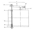 Side view of manual override mechanism