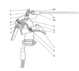 Section through the device in another building version