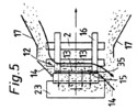 Schematic representation of the repressed wall and the conveyor belt behind located