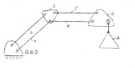 Transmission of a table lamp