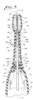 Cross section view with the driving shaft of the base extended