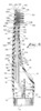 Cross section view along 6-6 with the driving shaft of the base extended