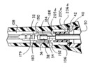 Alternative setup of the head mechanism with the driving shaft of the base in the retracted position