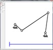 MASP-file for the model "Slider-crank mechanism, development from crank-rocker mechanism"