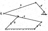 Parallel position of a crank mechanism