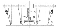 View that shows why can be incorporated a central stop or a braking system