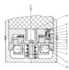 Longitudinal section through the warhead