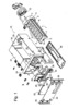 Exploded representation of an automatic ice machine