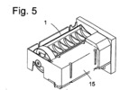 View of the tray of the ice machine upright
