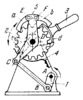 LINK WORK-DRIVEN LEVER-RATCHET MECHANISM