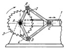 SLIDER-CRANK-DRIVEN LEVER-RATCHET MECHANISM