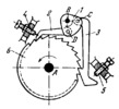 LEVER-RATCHET MECHANISM OF AN ELECTRIC CLOCK