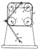 LINKWORK MECHANISM WITH A FLEXIBLE LINK