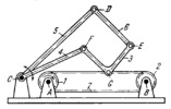 HAIN LINKWORK MECHANISM WITH A FLEXIBLE LINK