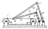 HAIN LINKWORK MECHANISM WITH A FLEXIBLE LINK