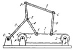 HAIN LINKWORK MECHANISM WITH A FLEXIBLE LINK