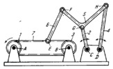 HAIN LINKWORK MECHANISM WITH A FLEXIBLE LINK