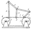 HAIN LEVER-TYPE MECHANISM WITH A FLEXIBLE LINK AND PERIODIC DWELLS OF THE DRIVEN LINKS