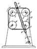 ARTOBOLEVSKY LINK-GEAR MECHANISM WITH A FLEXIBLE LINK AND A DWELL OF THE DRIVEN LINK