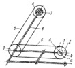 LEVER-TYPE FLEXIBLE-LINK CURVIMETER MECHANISM