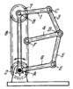 HAIN LINKWORK SATELLITE MECHANISM WITH A FLEXIBLE LINK
