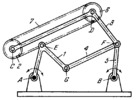 HAIN LINKWORK SATELLITE MECHANISM WITH A FLEXIBLE LINK