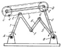 HAIN LINKWORK SATELLITE MECHANISM WITH A FLEXIBLE LINK