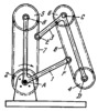 HAIN LINKWORK SATELLITE MECHANISM WITH TWO FLEXIBLE LINKS