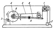 LEVER-TYPE FLEXIBLE-LINK MECHANISM OF A PENDULUM CROSS-CUT SAW