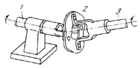 LEVER-TYPE SPATIAL MECHANISM WITH A DEFORMABLE LINK (ELASTIC COUPLING)