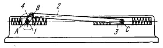 SLIDER-CRANK ELASTIC-LINK FLAT SCREENING MECHANISM