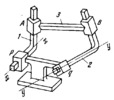 FOUR-BAR WEDGE-TYPE SPATIAL MECHANISM
