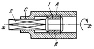 THREE-LINK SCREW-TYPE MECHANISM WITH TURNING AND SLIDING PAIRS