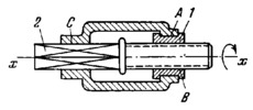 THREE-LINK SCREW-TYPE MECHANISM WITH TURNING AND SLIDING PAIRS