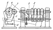 LEVER-CAM MECHANISM FOR ZEROING A REVOLUTION COUNTER