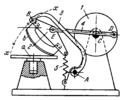 LEVER-CAM ROLLING-LEVER MECHANISM OF A CUTTING MACHINE