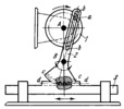 FOUR-BAR SLOTTED LINK MECHANISM WITH RACK AND SEGMENT GEAR