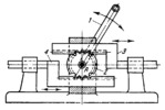DOUBLE-RACK GEAR-LEVER MECHANISM