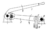 LEVER-OPERATED HAND PRESS WITH GEAR SEGMENTS