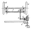 GEAR-LEVER WAGON-WHEEL STEERING MECHANISM