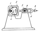 FOUR-LINK CAM-TYPE OPERATING CLAW MECHANISM OF A MOTION PICTURE CAMERA WITH A SLOTTED LINK