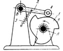 THREE-LINK VIBRATING-FOLLOWER PLATE CAM MECHANISM