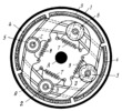 CAM-TYPE DUPLEX CROSS-SHAPED BRAKE MECHANISM