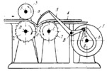 CAM-TYPE STRIP-CORRUGATING MECHANISM