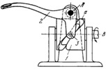 THREE-LINK SPATIAL CAM-TYPE THREAD GUIDE MECHANISM