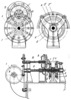 CAM-LEVER FEEDING AND LAYING-OUT MECHANISM