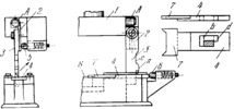 CAM-LEVER DIE MECHANISM FOR SHIFTING A STOP WHILE EJECTING THE WORKPIECE