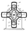 CAM-LEVER FOUR-CYLINDER PISTON MACHINE MECHANISM