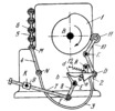 CAM-LEVER MECHANISM OF AN INKING ROLLER DRIVE