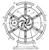 GEAR-CAM MECHANISM OF A VARIABLE-DIAMETER PULLEY